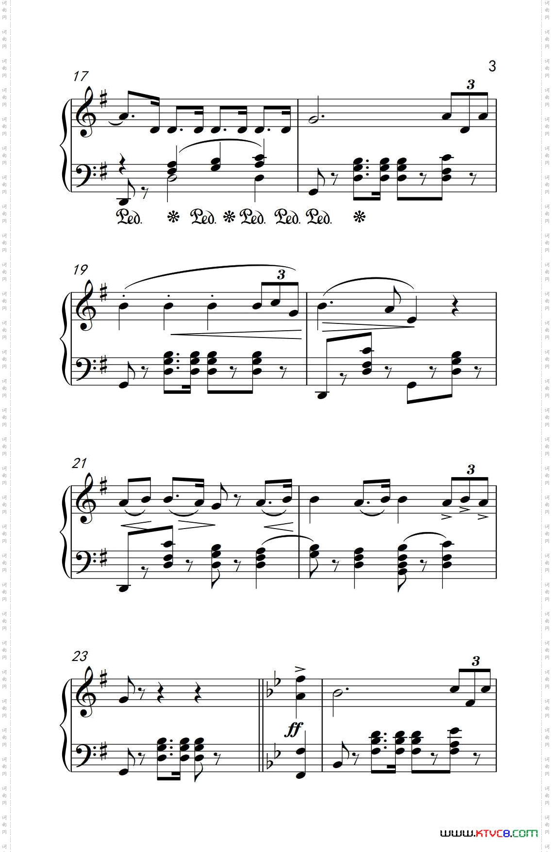 大进行曲老年大学钢琴教程3_大进行曲老年大学 钢琴教程 3