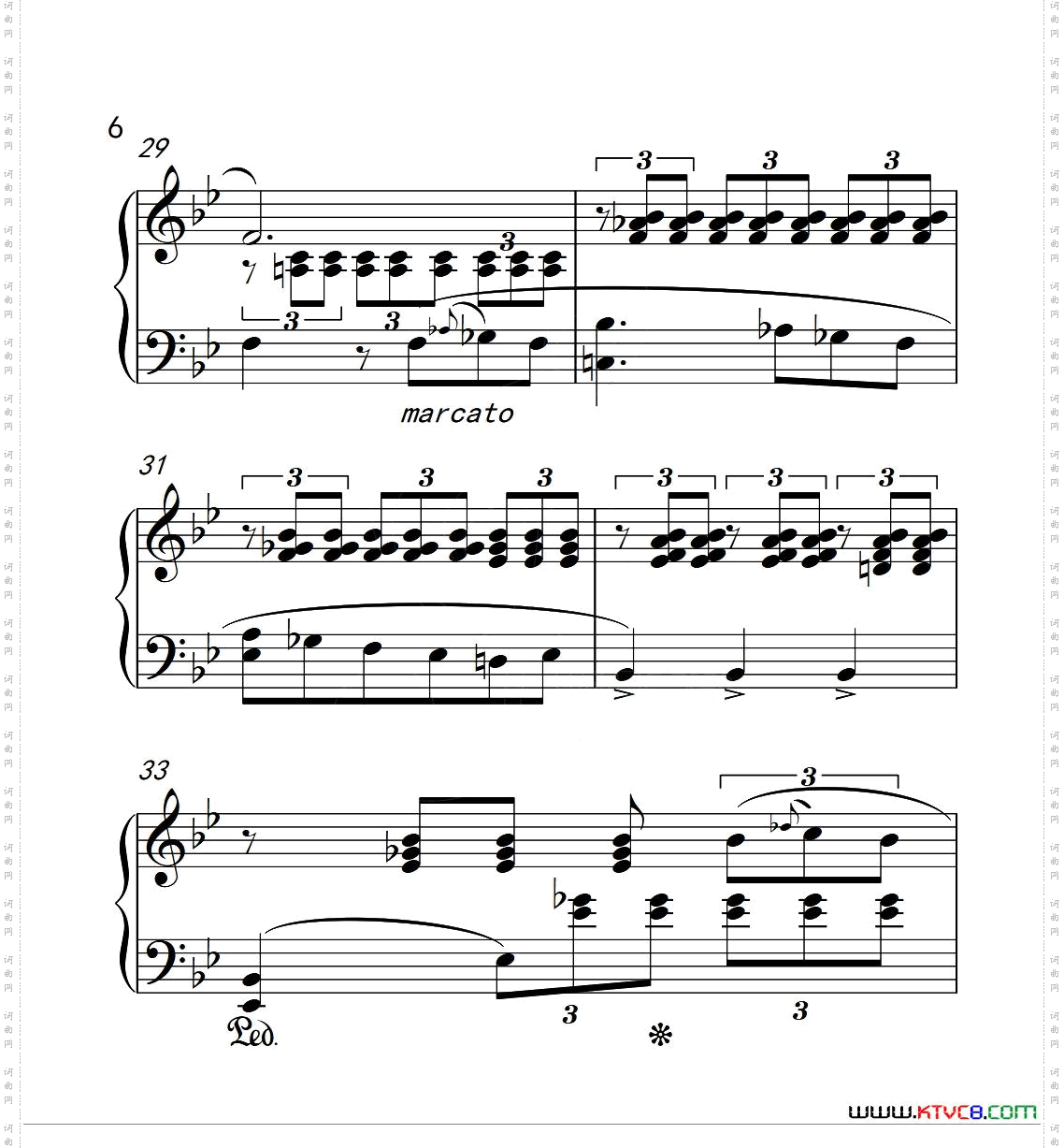第六级浮云中国音乐学院钢琴考级作品1~6级_第六级 浮云中国音乐学院钢琴考级作品1~6级