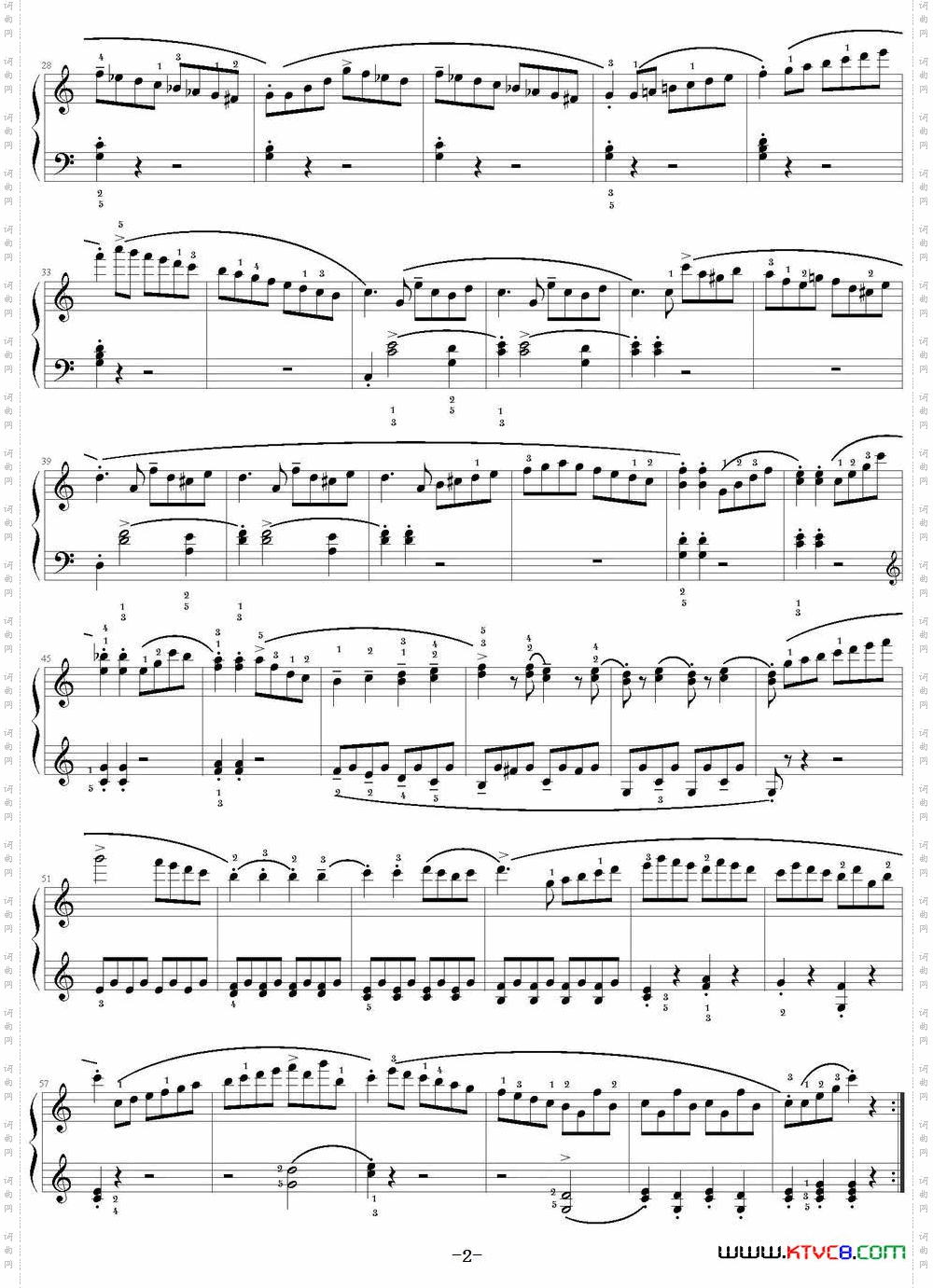 库劳C大调钢琴小奏鸣曲Op.55，No.1足球小将制谱版