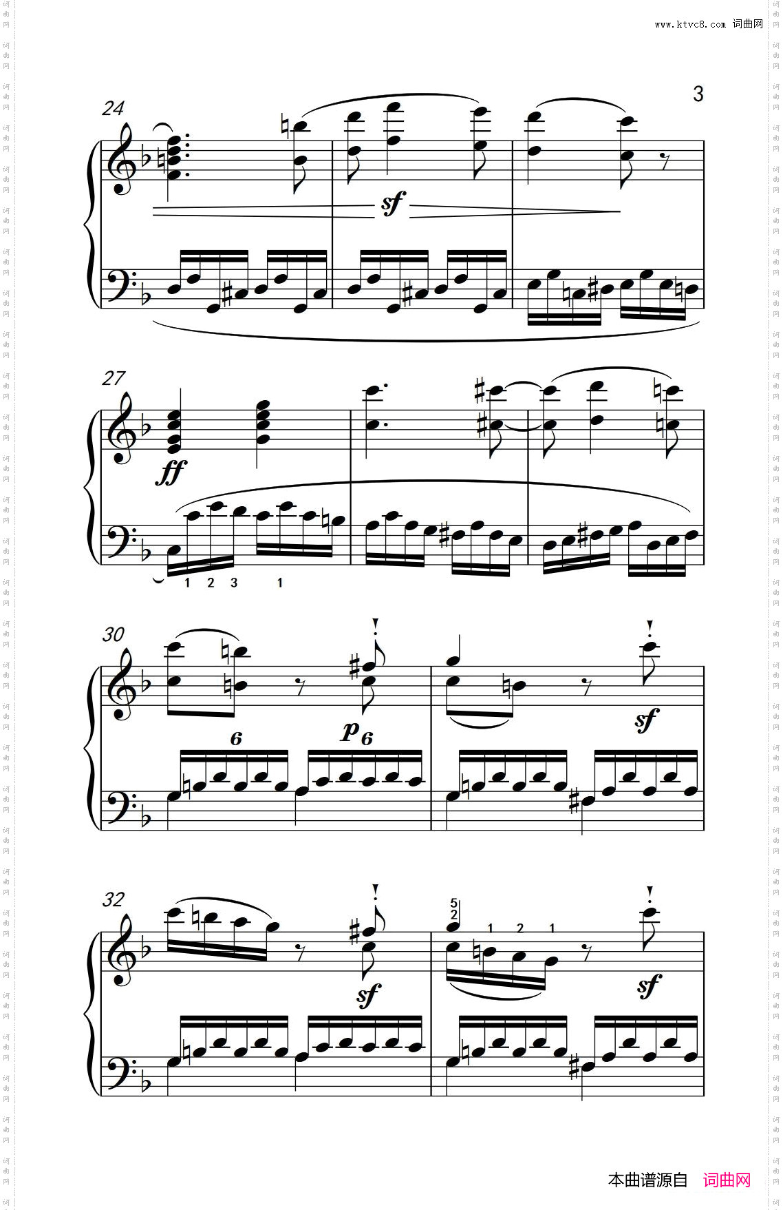 奏鸣曲Opus10Nr.1第一乐章_贝多芬奏鸣曲集 2