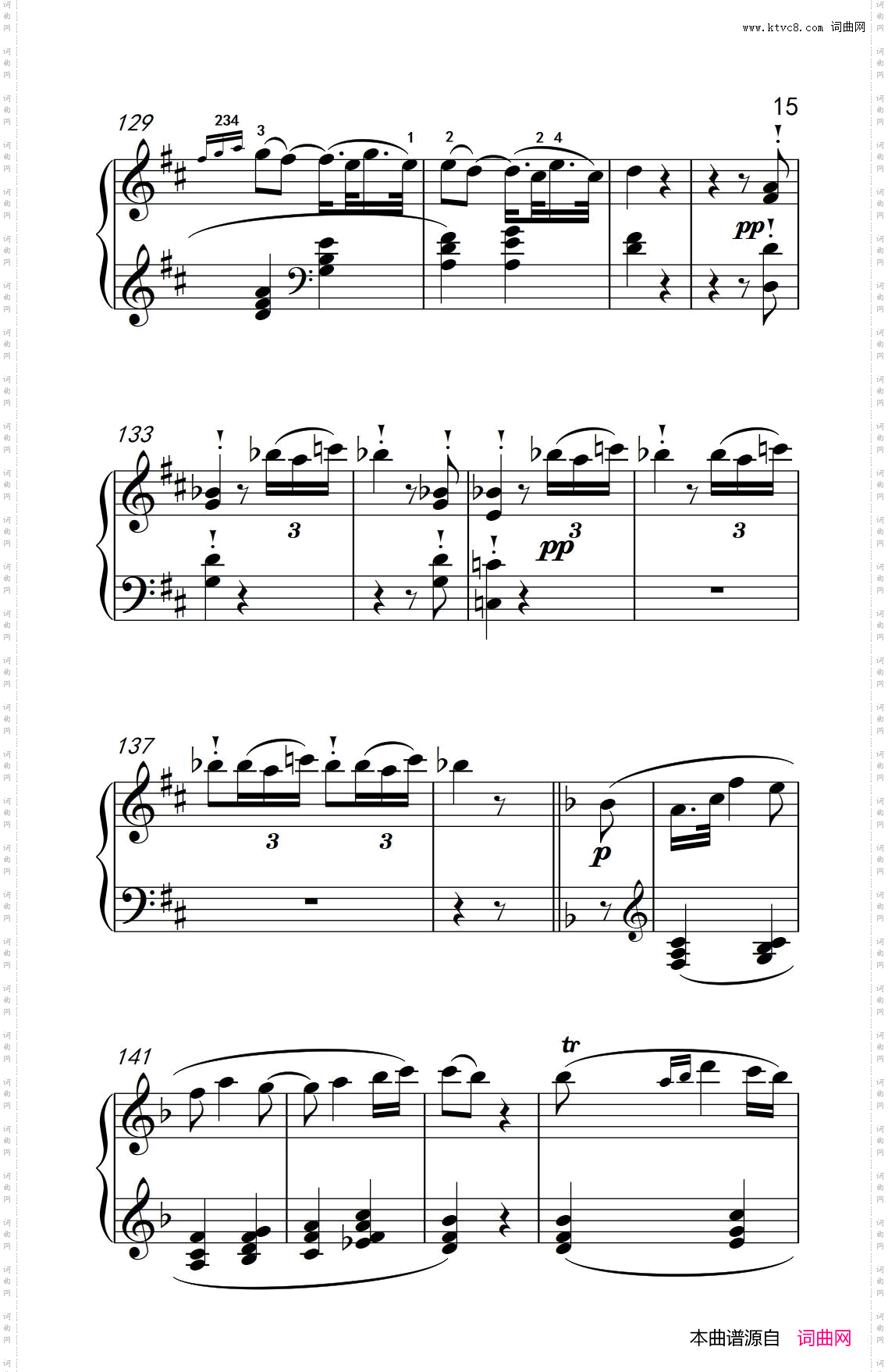 奏鸣曲Opus10Nr.1第一乐章_贝多芬奏鸣曲集 2