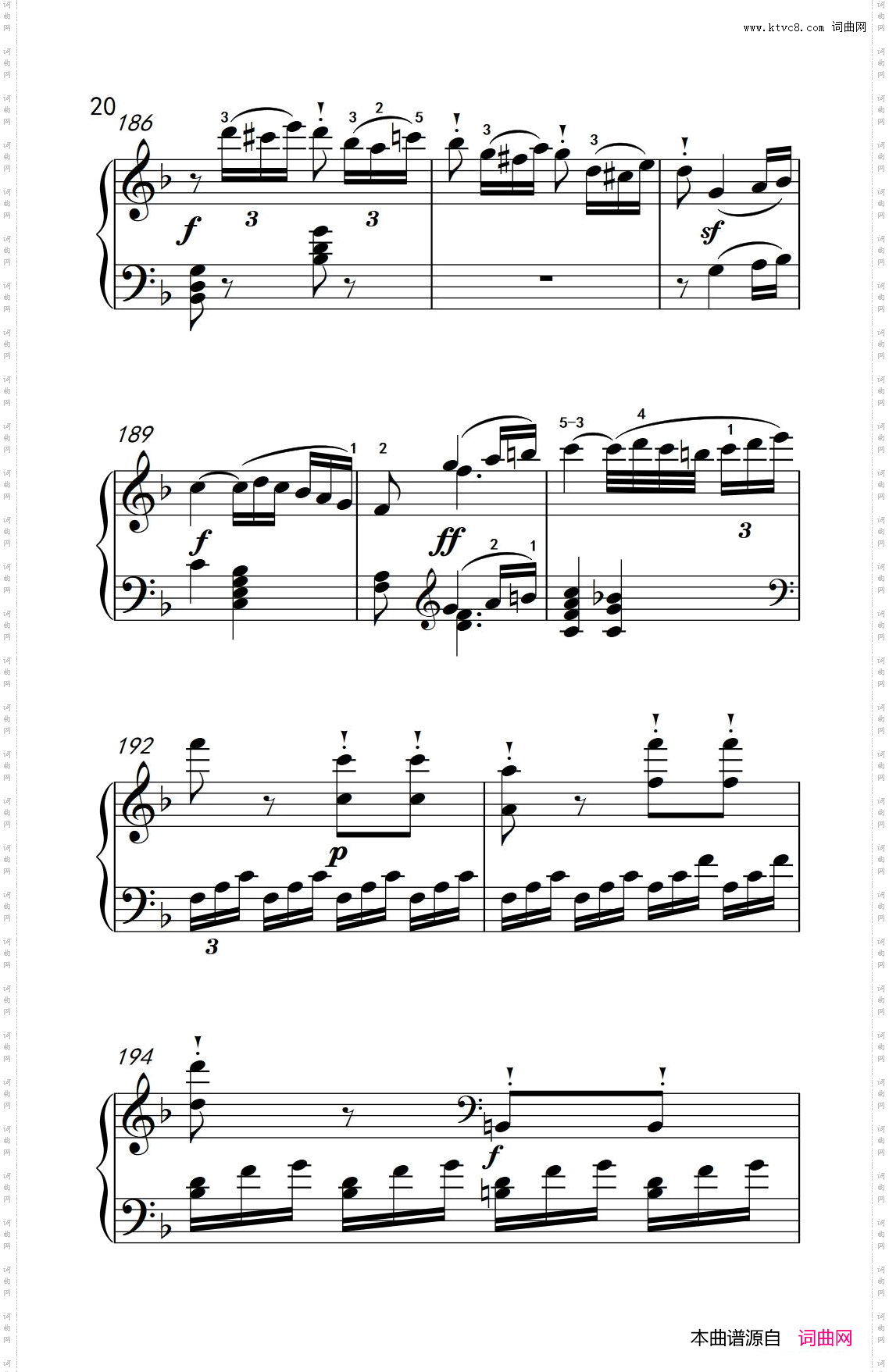 奏鸣曲Opus10Nr.1第一乐章_贝多芬奏鸣曲集 2