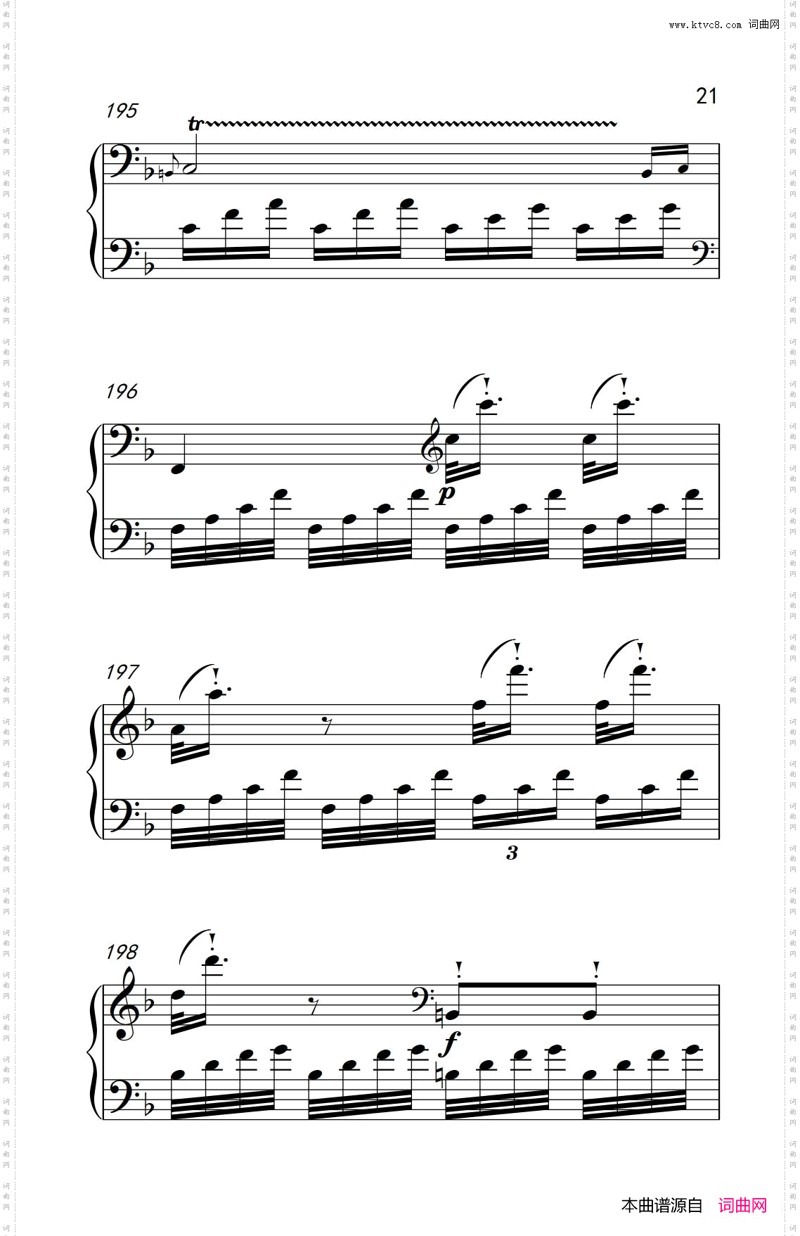 奏鸣曲Opus10Nr.1第一乐章_贝多芬奏鸣曲集 2