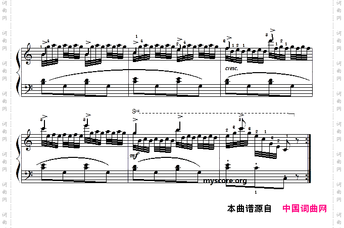 车尔尼599第98首曲谱及练习指导