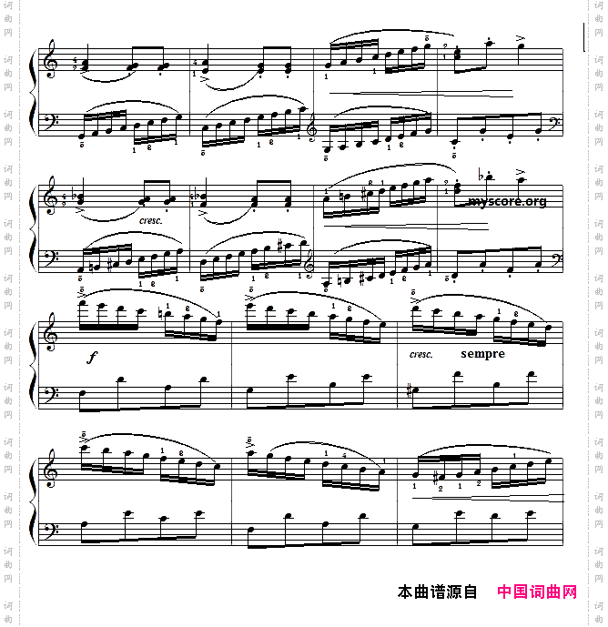 古典钢琴小曲：滑冰的人们