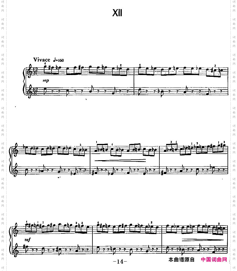 钢琴简易练习曲十六首丁善德作品三十一号