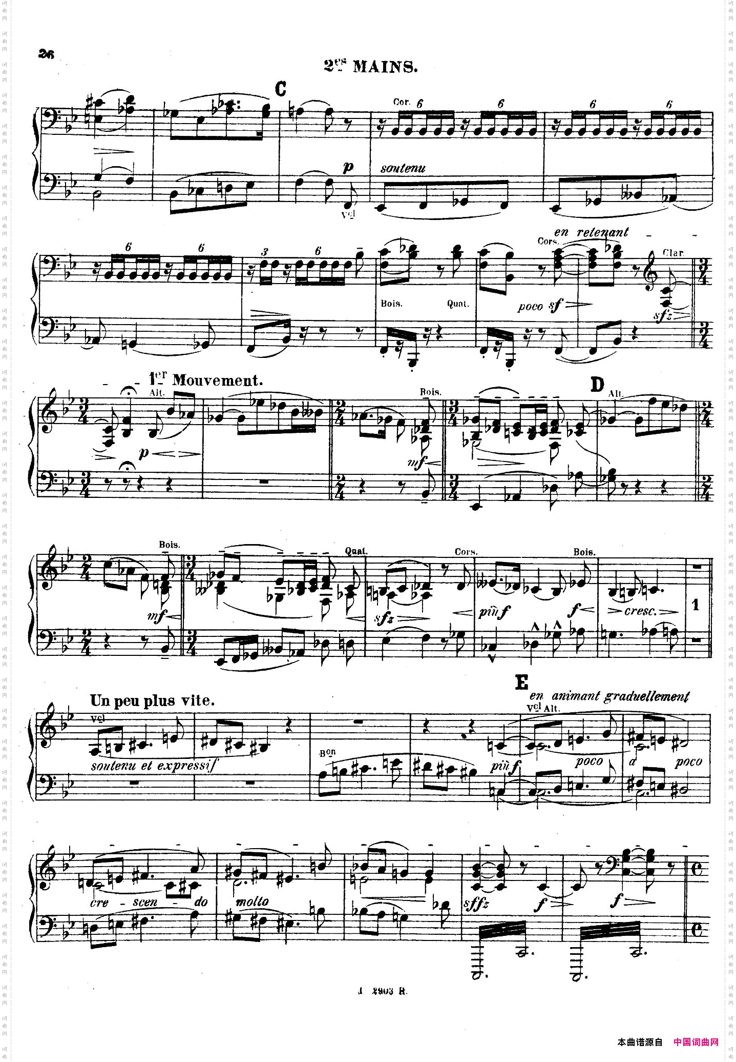 SymphonyonaFrenchMountainAirOp·25法国山歌交响曲·双钢琴·Ⅱ_Symphony on a French Mountain Air Op·25法国山歌交响曲·双钢琴·Ⅱ