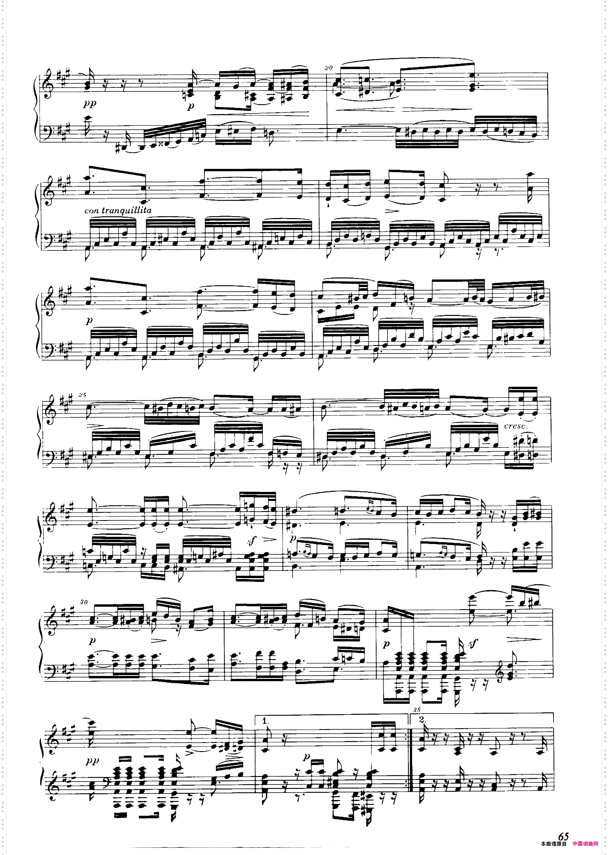 A大调钢琴大奏鸣曲GrobeSonateinAMajorWWV26_A大调钢琴大奏鸣曲Grobe Sonate in A Major WWV 26