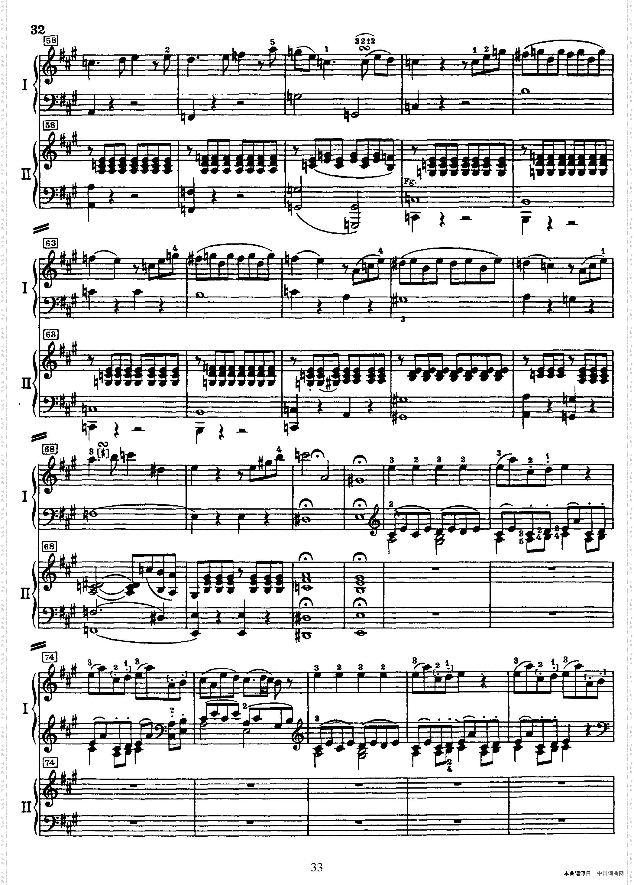 二十八部钢琴协奏曲No·26P31-45_二十八部钢琴协奏曲 No·26P31-45