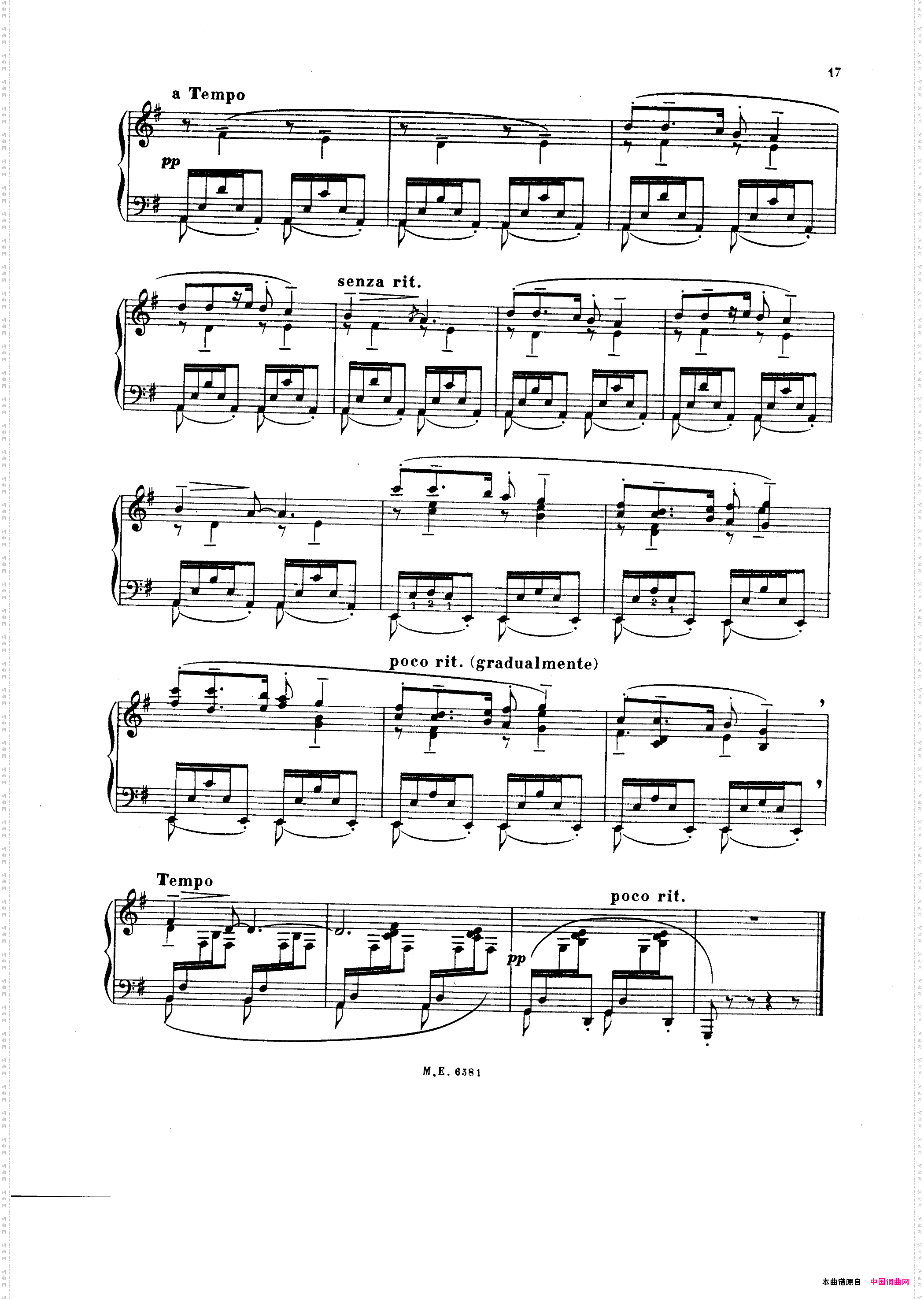 7CancionesPopularesEspanolas七首西班牙民歌·6·钢琴独奏版_7 Canciones Populares Espanolas七首西班牙民歌·6·钢琴独奏版