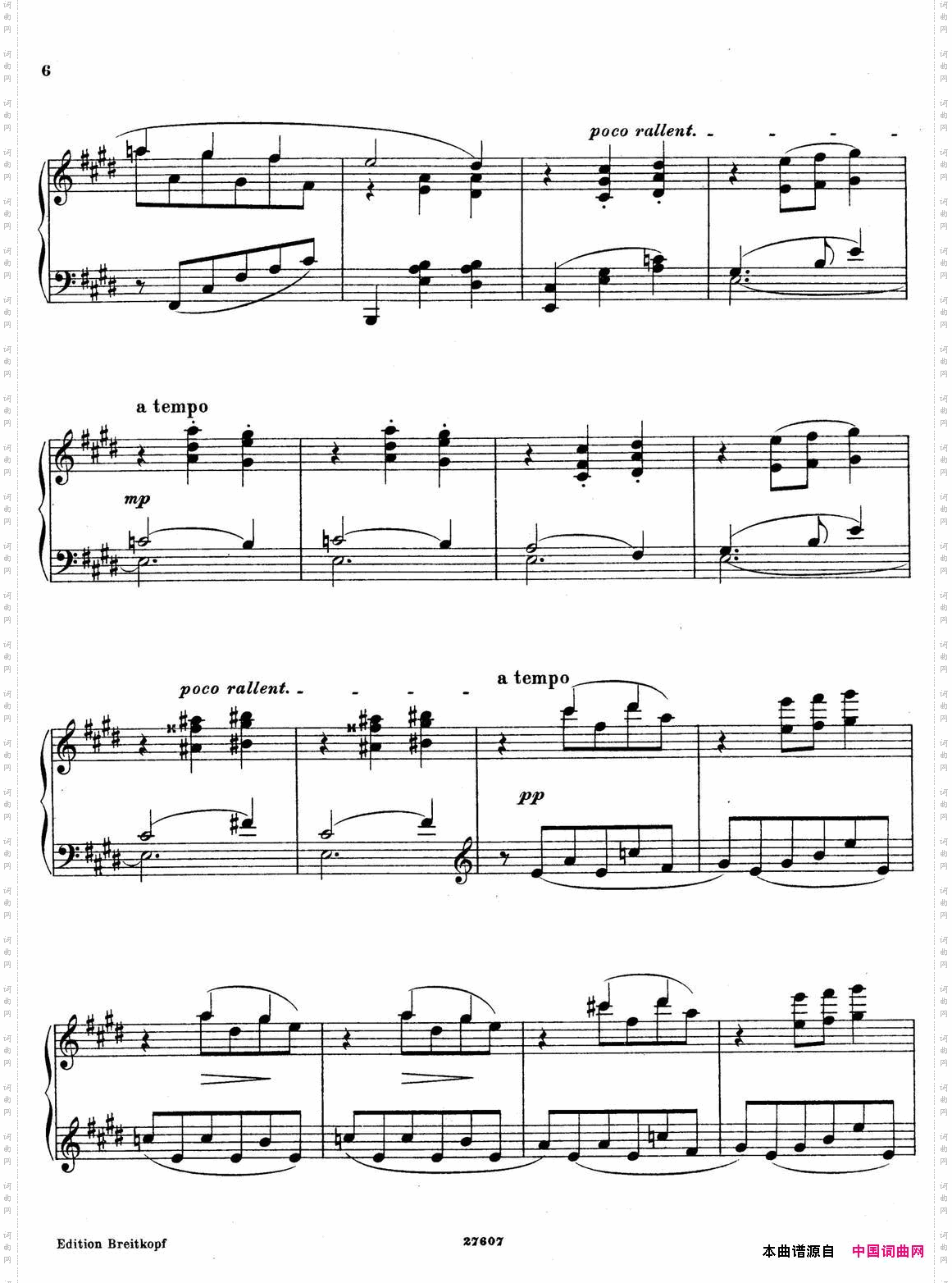 4LyricPiecesOp·744首抒情小品·4_4 Lyric Pieces Op·744首抒情小品·4