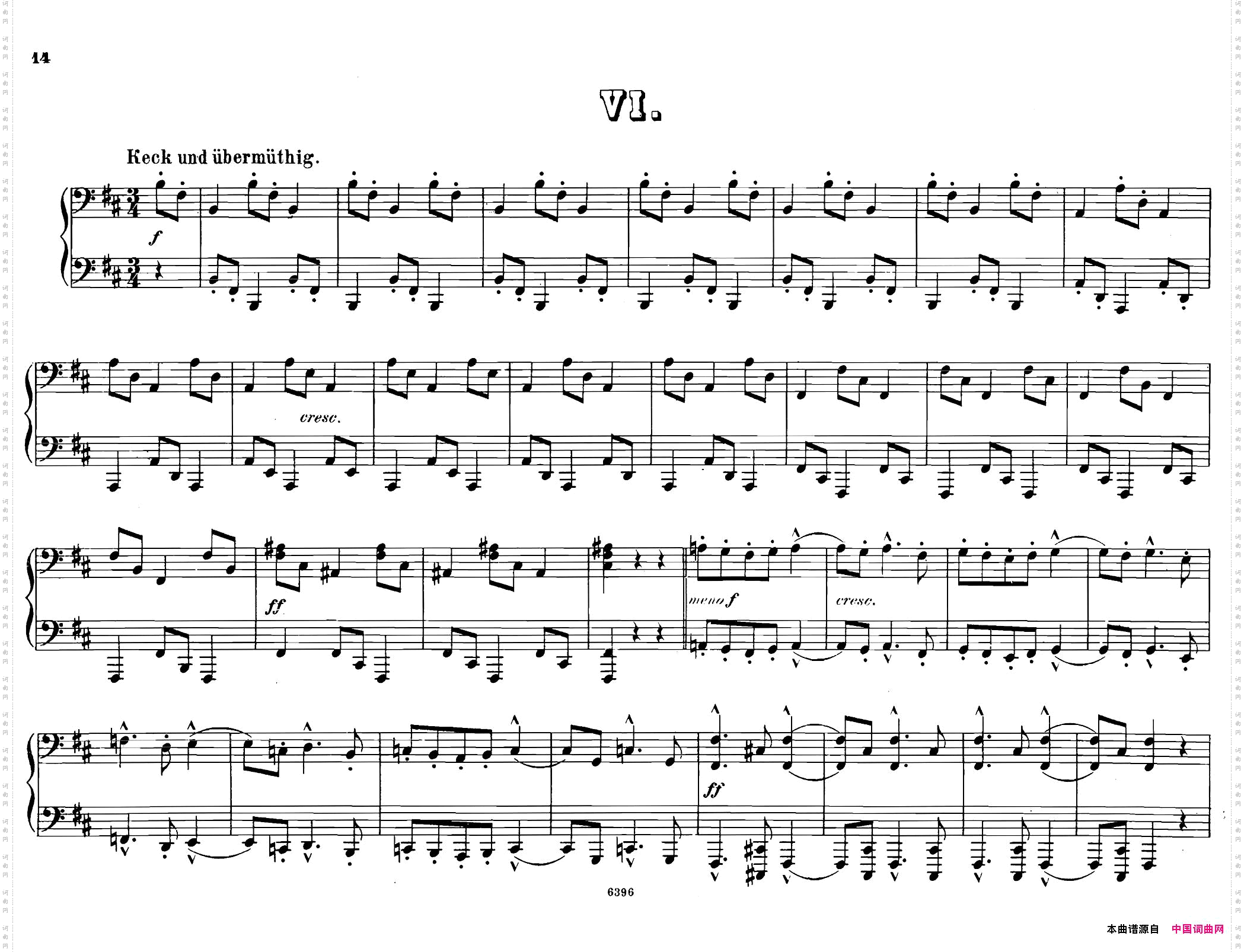 12WaltzesOp.594Hands12首圆舞曲·四手联弹·Ⅵ_12 Waltzes Op.59 4 Hands12首圆舞曲·四手联弹·Ⅵ
