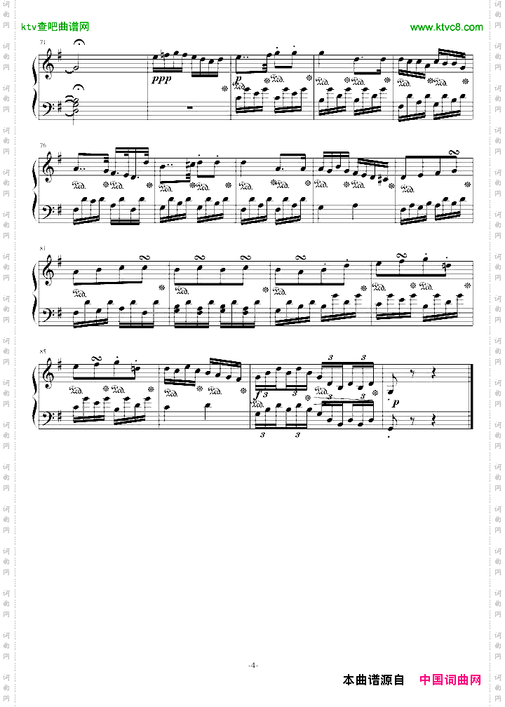 G大调小奏鸣曲第二乐章NO.2
