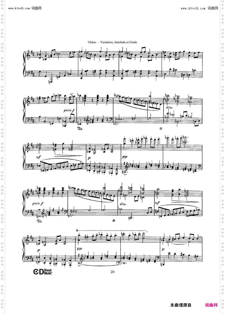 Variations, Interlude & Finale on theme de Rameau_ 拉摩主题变奏曲、间奏曲和终曲·第二部分 
