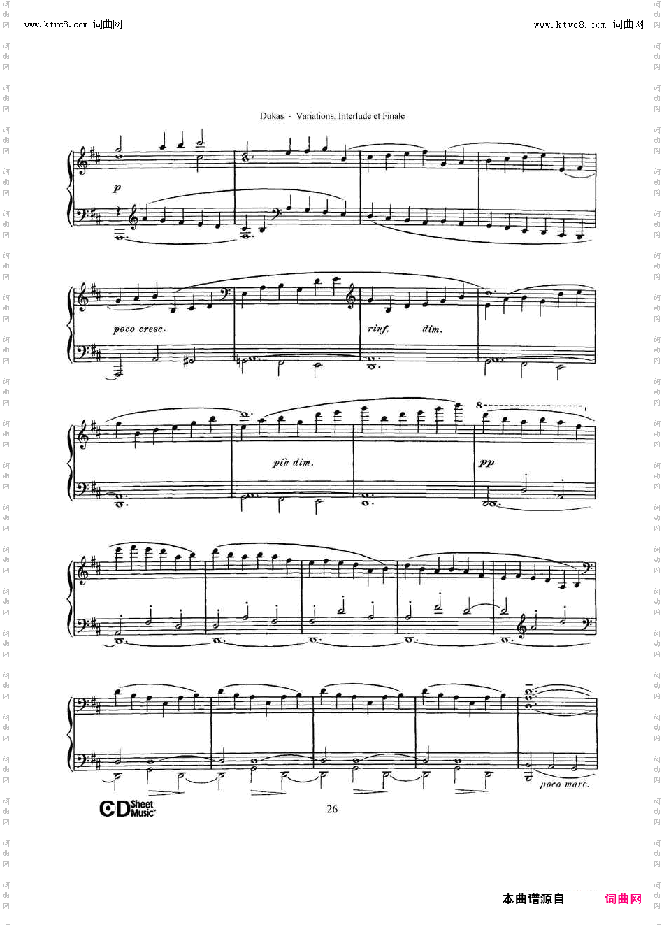 Variations, Interlude & Finale on theme de Rameau_ 拉摩主题变奏曲、间奏曲和终曲·第二部分 