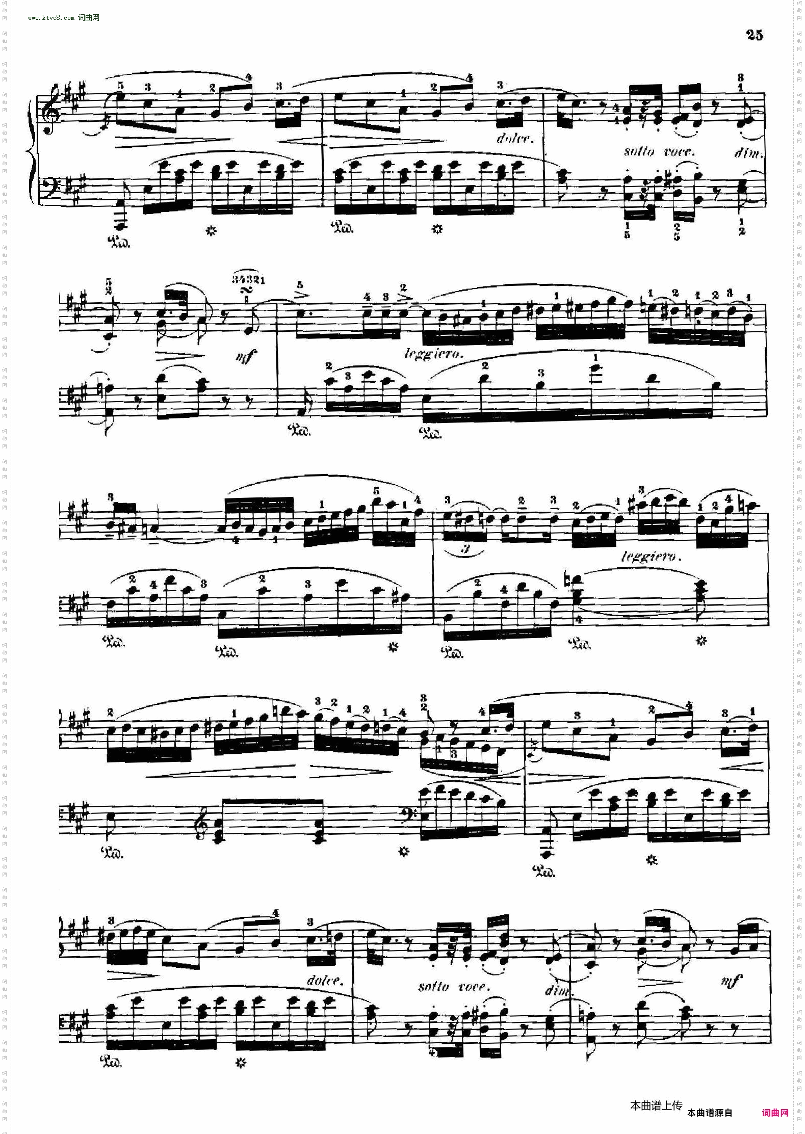 Nocturne No·7 in A Major A大调第七号夜曲