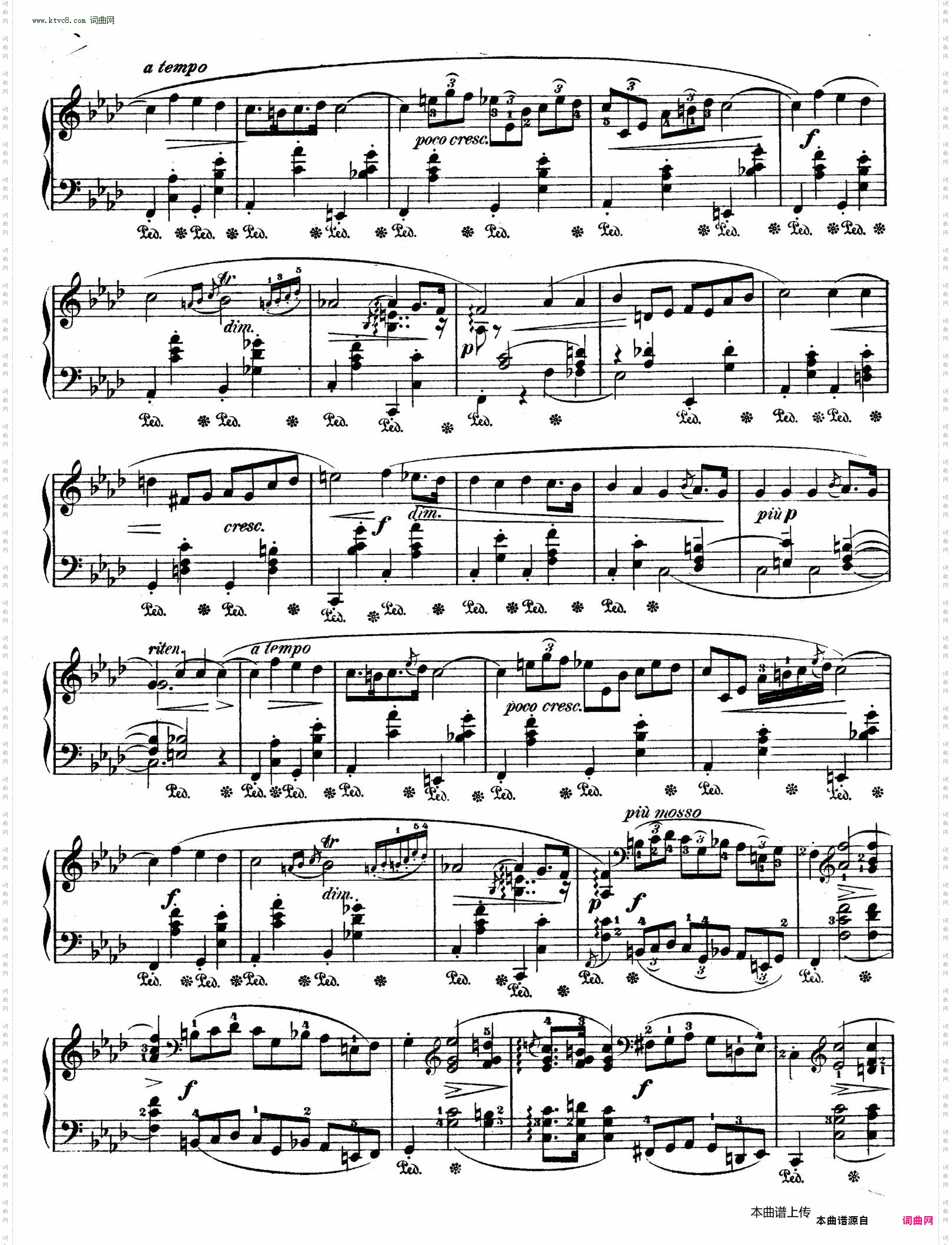 Deux Nocturnes Op·552首夜曲·1