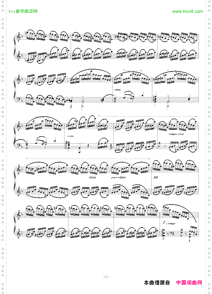 肖邦练习曲-EtudeOP.10No.8