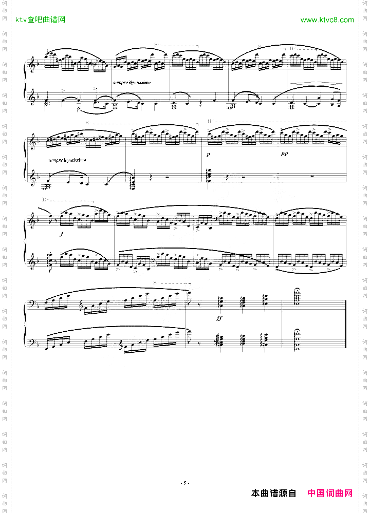 肖邦练习曲-EtudeOP.10No.8