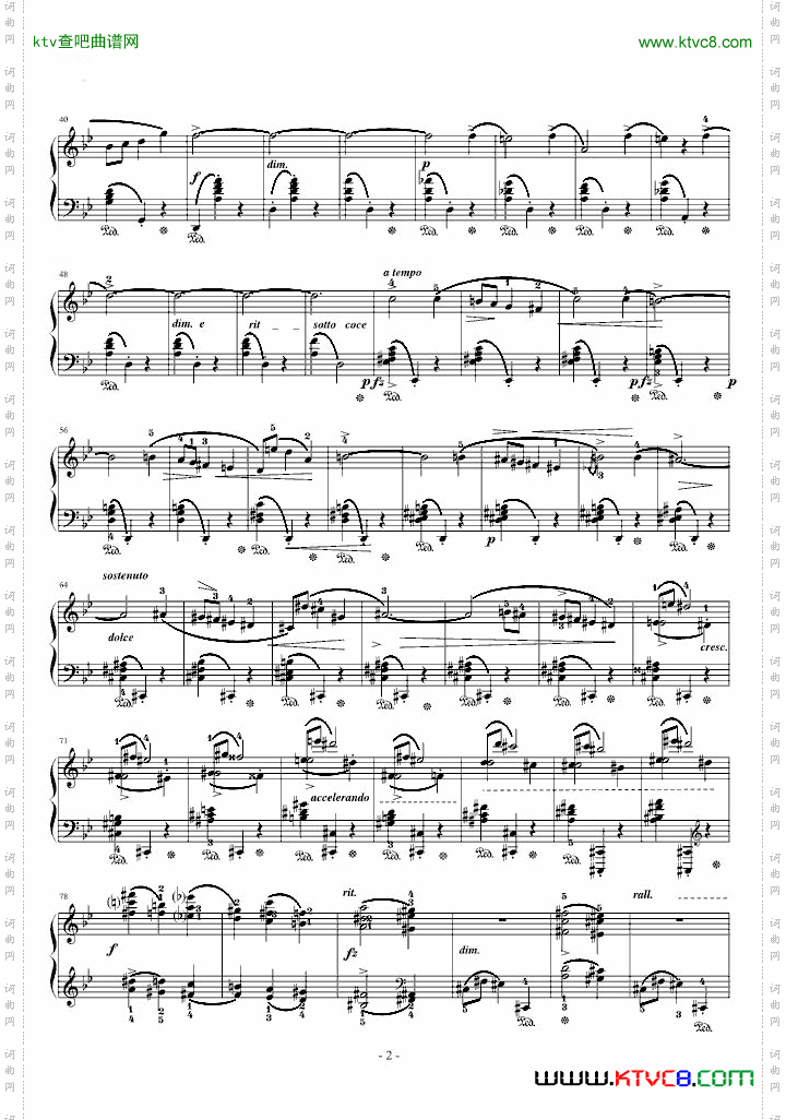 肖邦-G小调夜曲No.6,Op.15-3