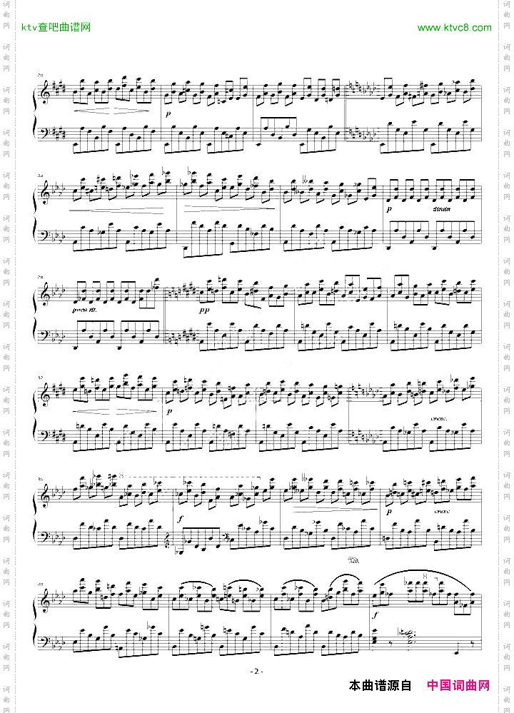 肖邦练习曲-EtudeOP.10No.10