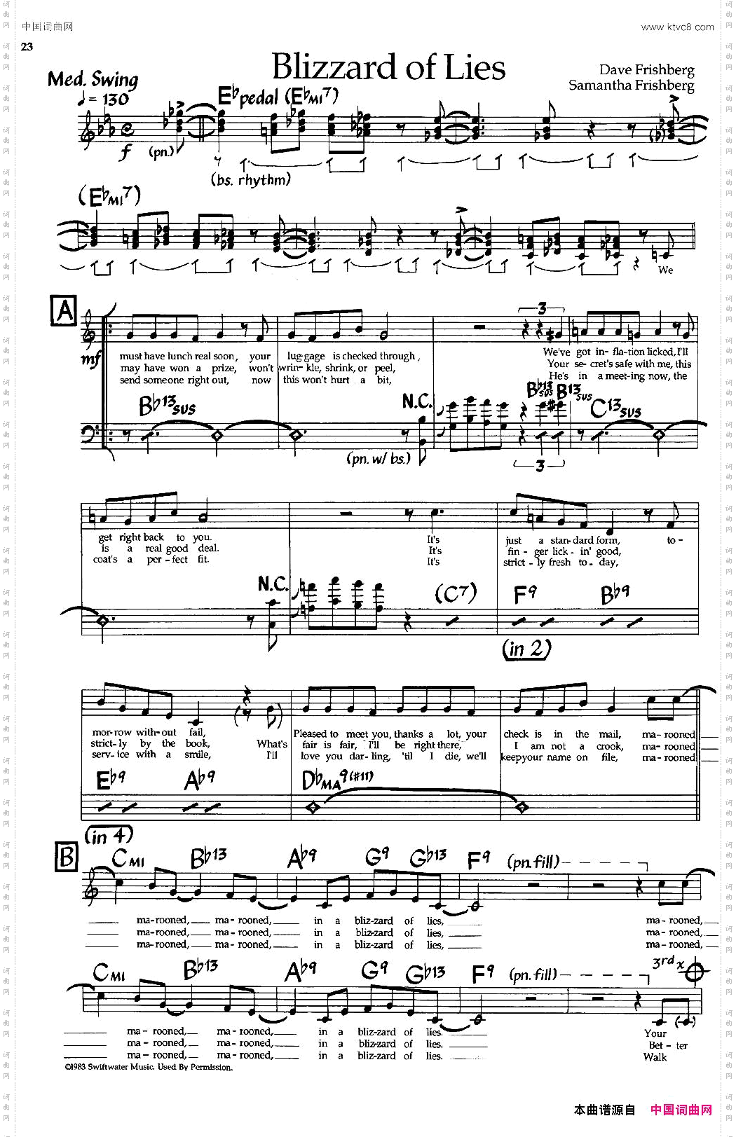 BlizzardofLies爵士钢琴曲