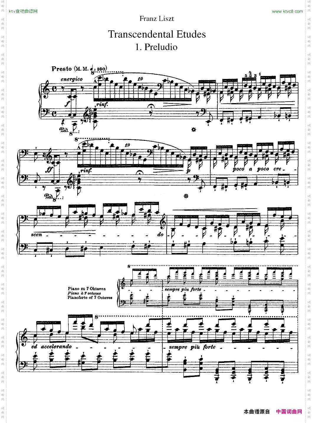12首超级技巧练习曲：Prelude前奏曲