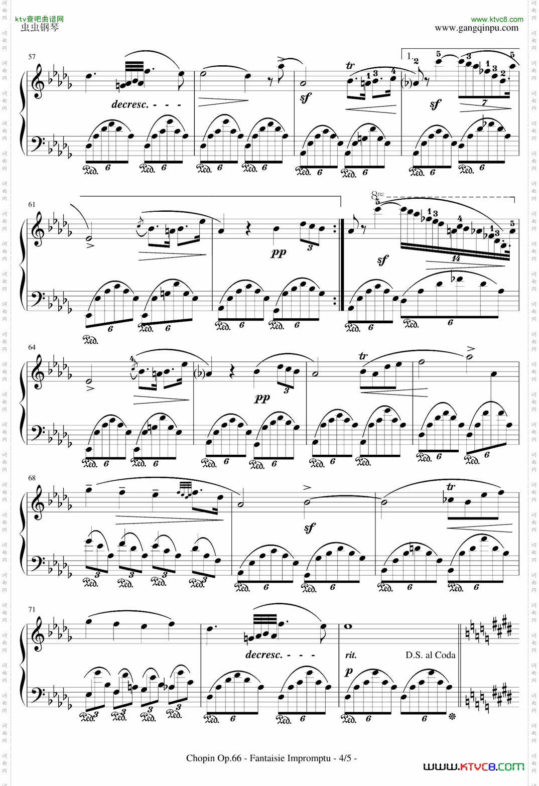 即兴幻想曲-带指法-Op.66