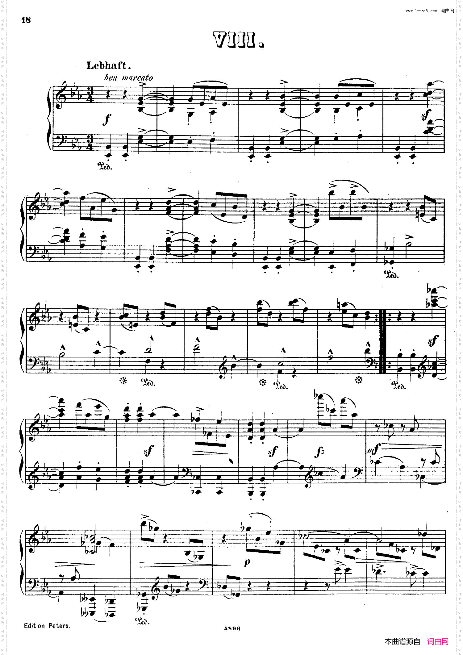WaltzesOp.23圆舞曲集·8、降E大调_Waltzes Op.23圆舞曲集·8、降E大调