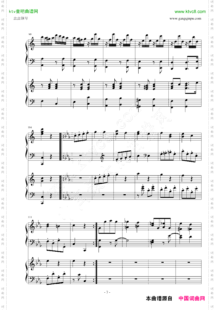 小星星简易变奏曲双钢琴