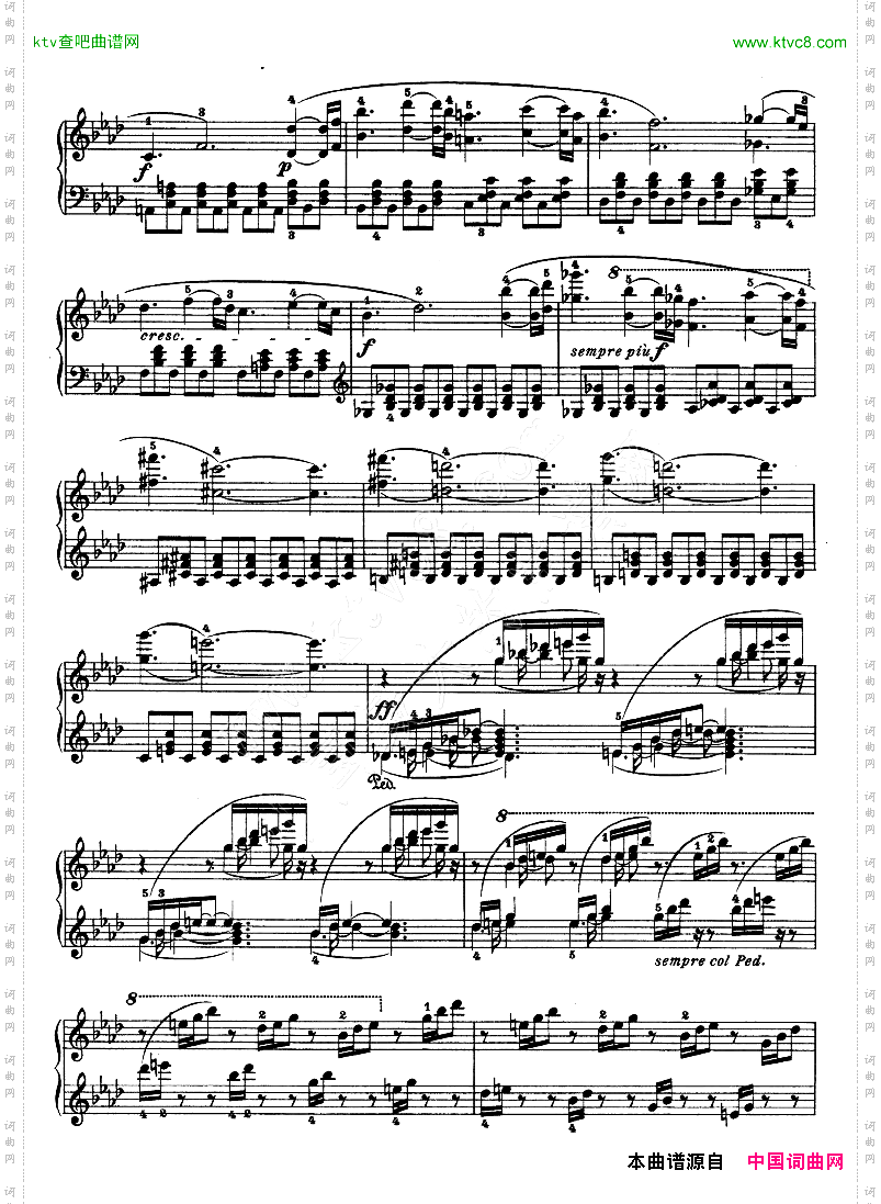 热情奏鸣曲-作品57号第二十三钢琴奏鸣曲