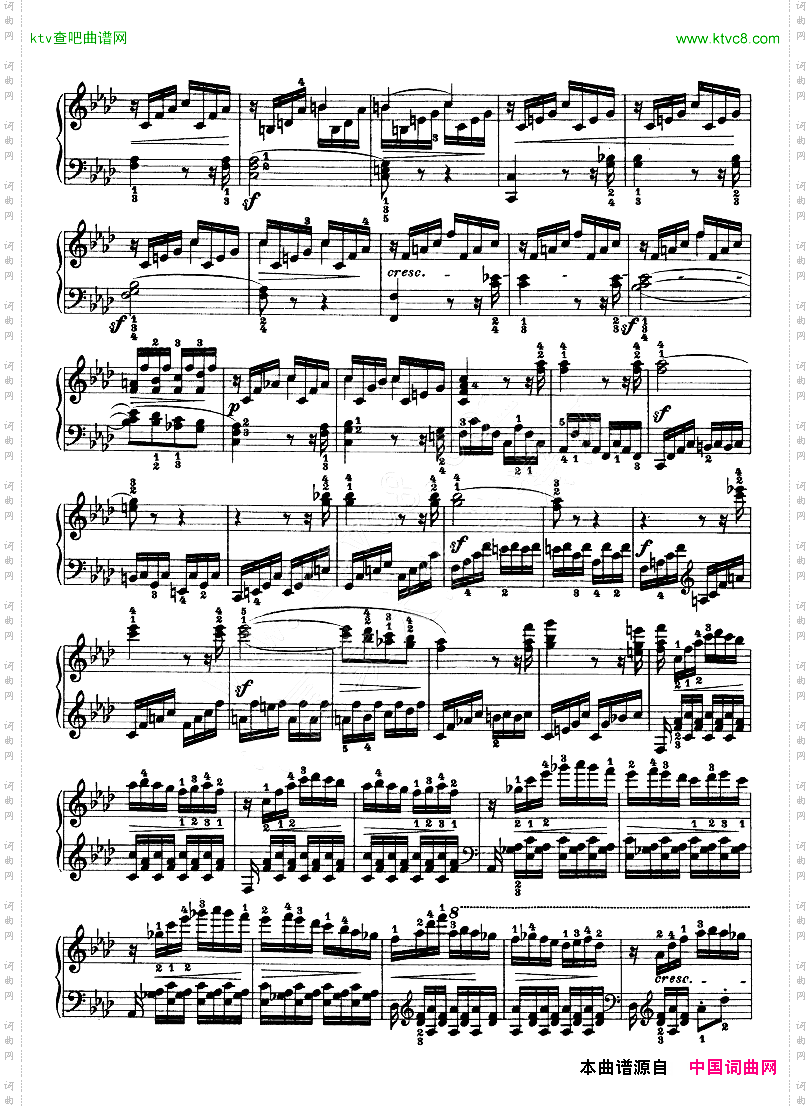 热情奏鸣曲-作品57号第二十三钢琴奏鸣曲