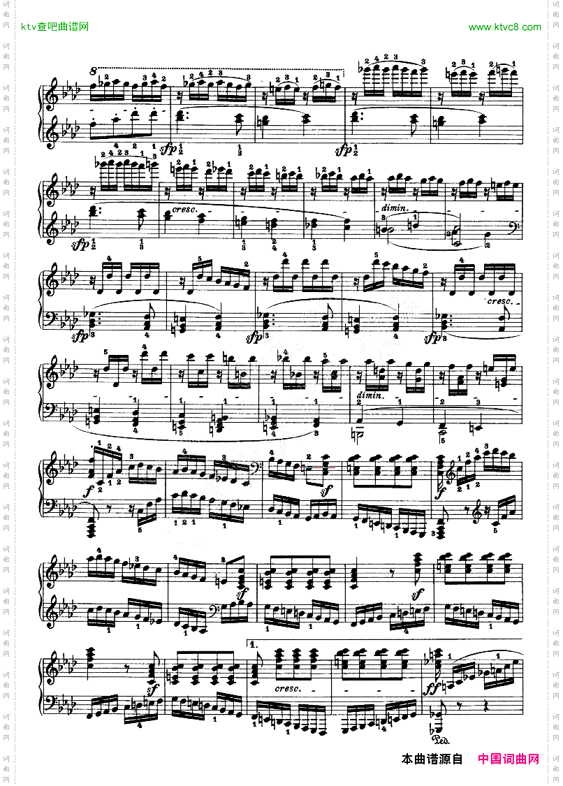 热情奏鸣曲-作品57号第二十三钢琴奏鸣曲
