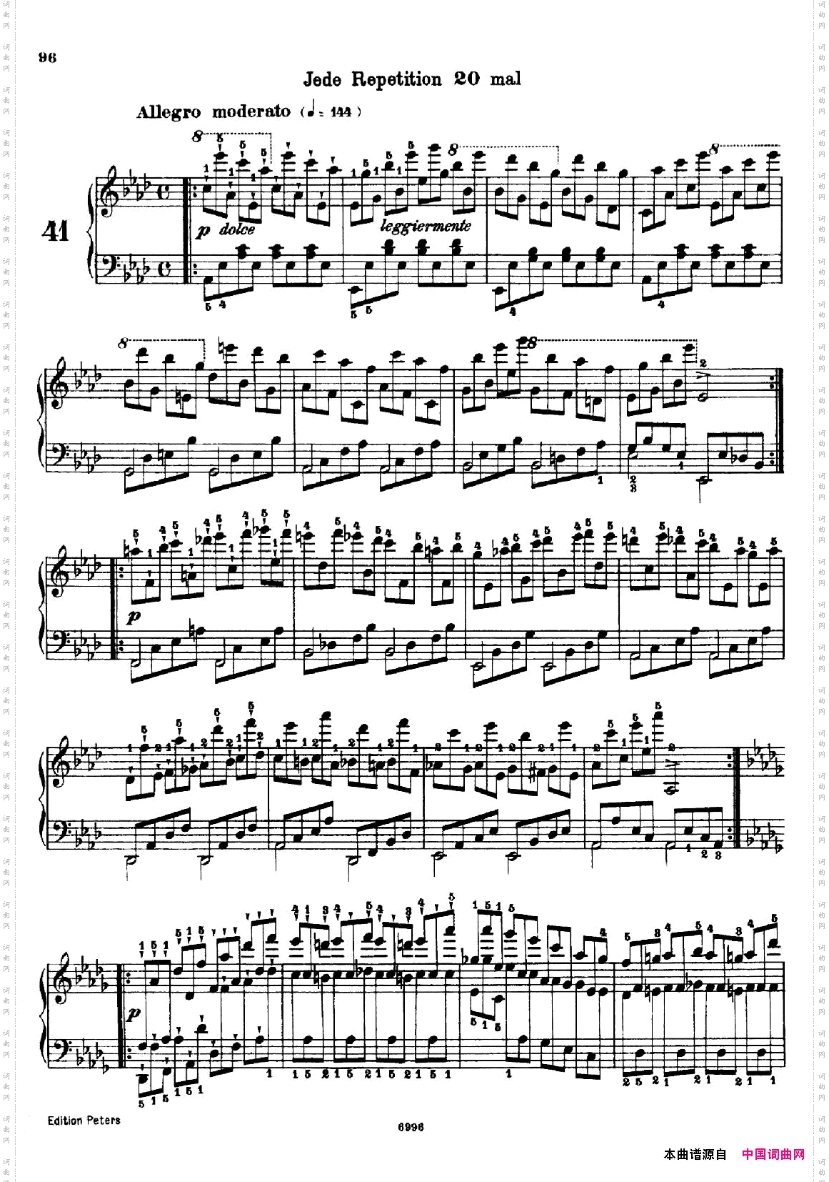 SchooloftheVirtuosoOp.36560首钢琴高级练习曲·41_School of the Virtuoso Op.36560首钢琴高级练习曲·41