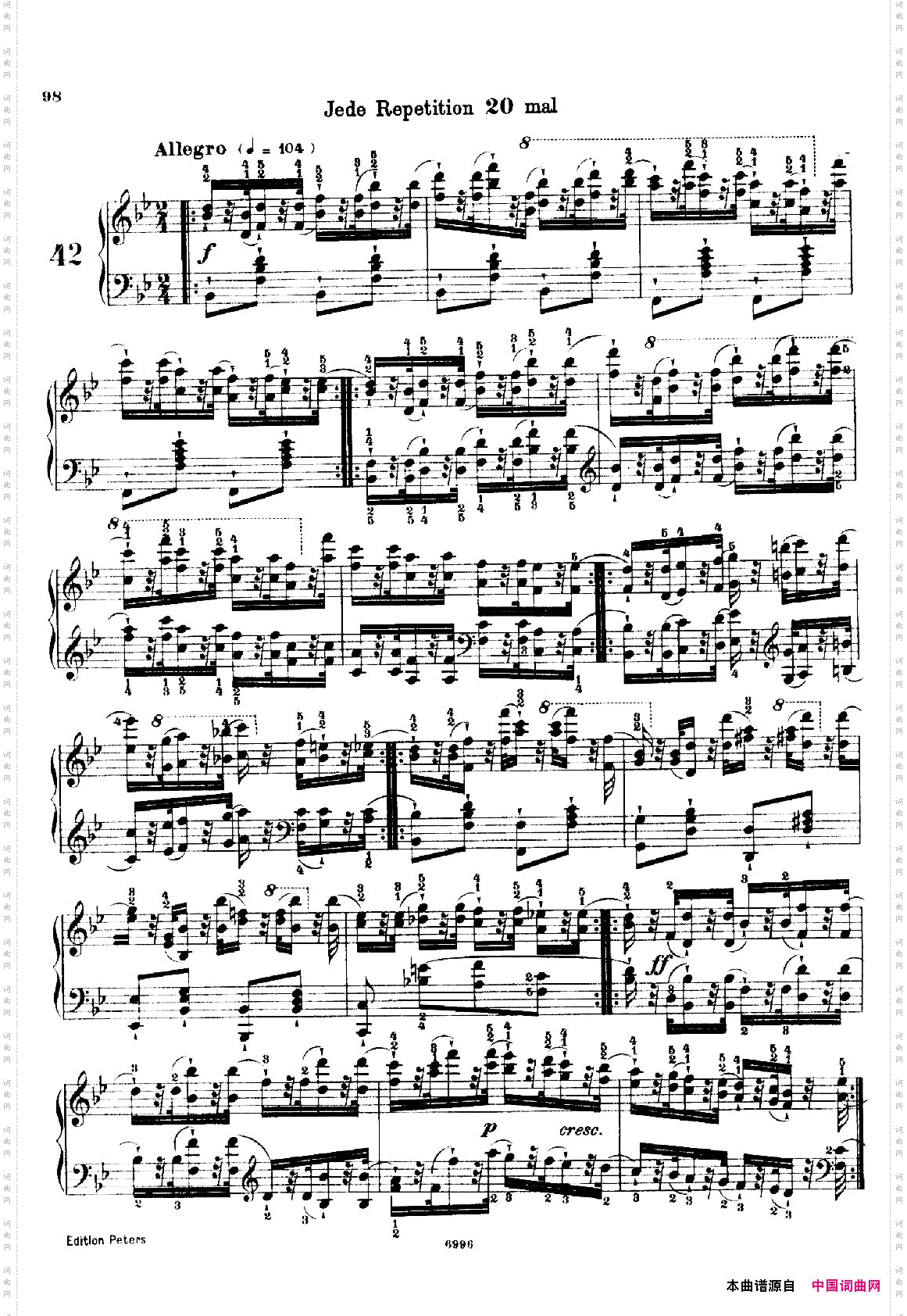 SchooloftheVirtuosoOp.36560首钢琴高级练习曲·42_School of the Virtuoso Op.36560首钢琴高级练习曲·42