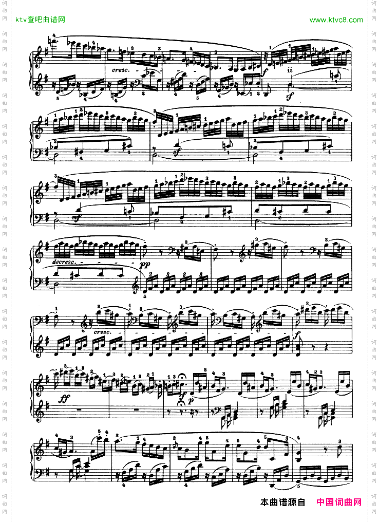 G大调第十钢琴奏鸣曲Op.14No--2
