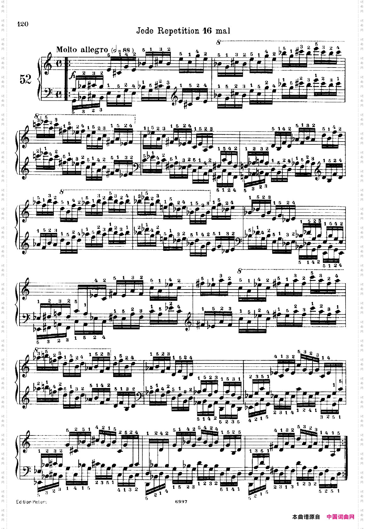 SchooloftheVirtuosoOp.36560首钢琴高级练习曲·52_School of the Virtuoso Op.36560首钢琴高级练习曲·52