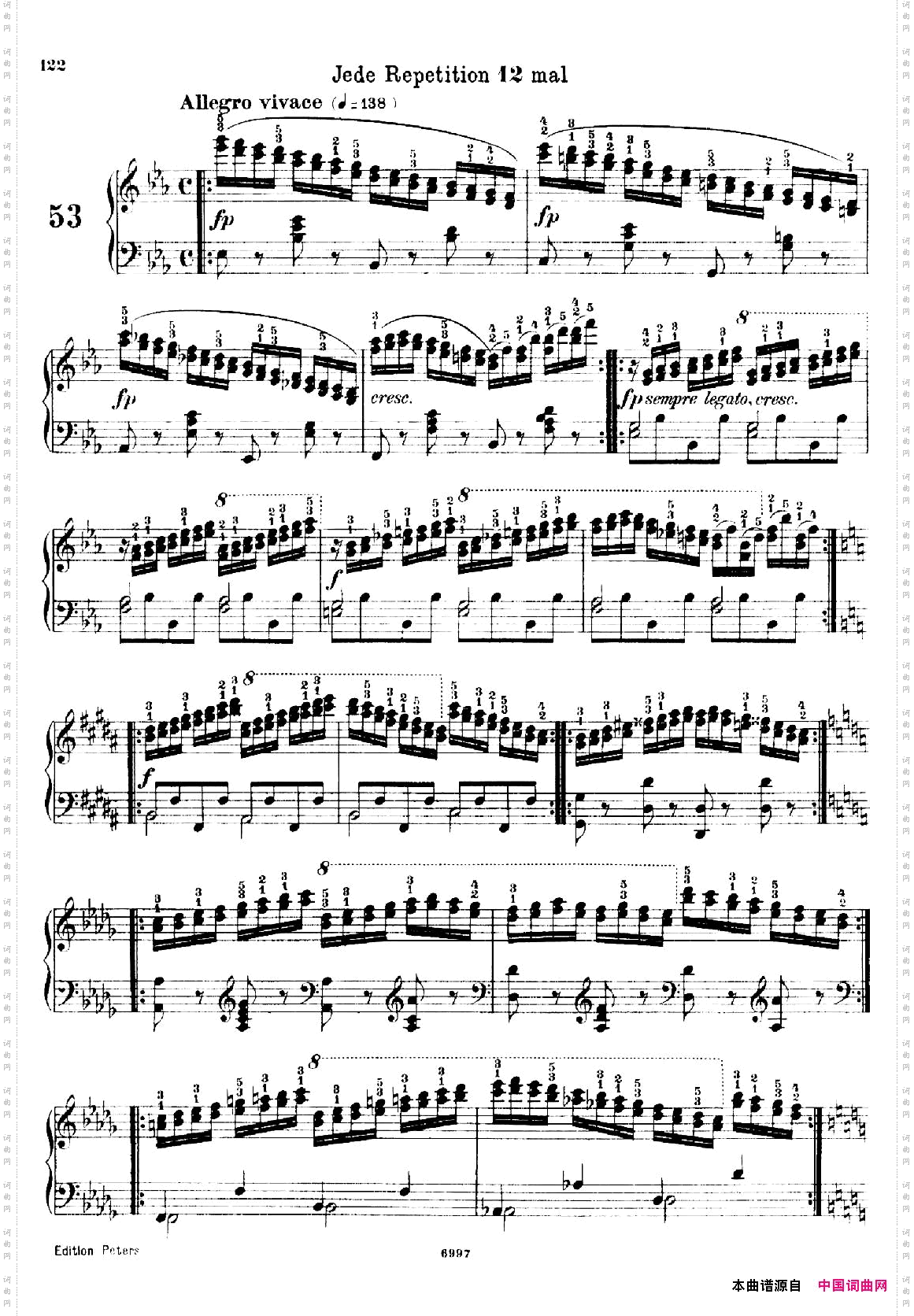 SchooloftheVirtuosoOp.36560首钢琴高级练习曲·53_School of the Virtuoso Op.36560首钢琴高级练习曲·53