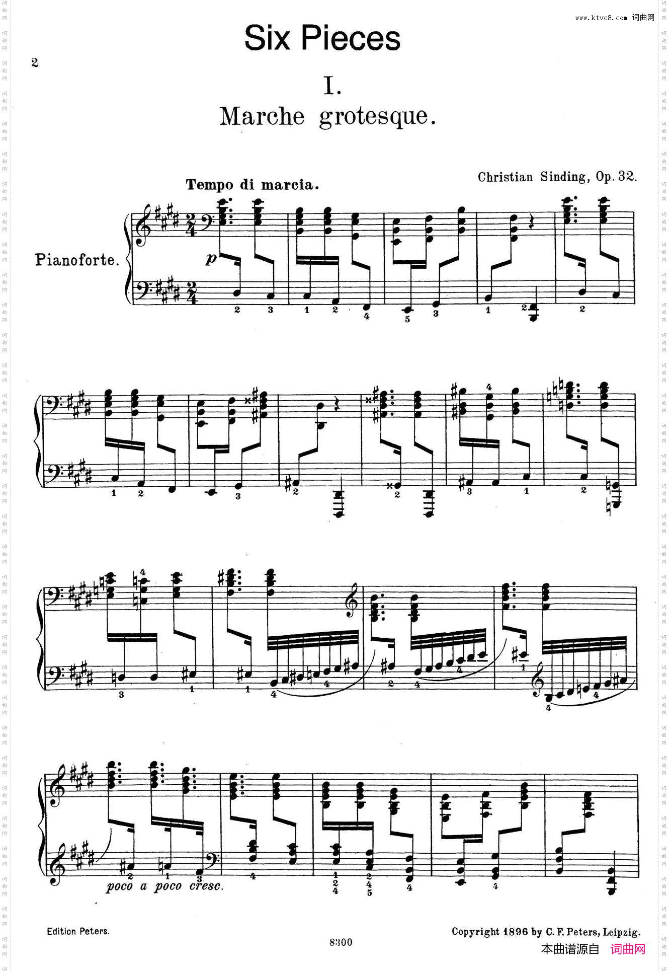 SixPiecesOp.326首小品·1.怪诞进行曲_Six Pieces Op.326首小品·1. 怪诞进行曲