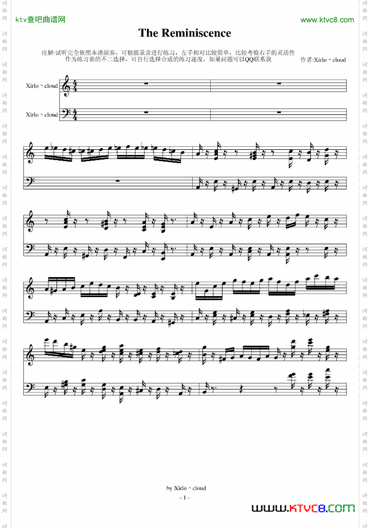 TheReminiscence古典练习曲