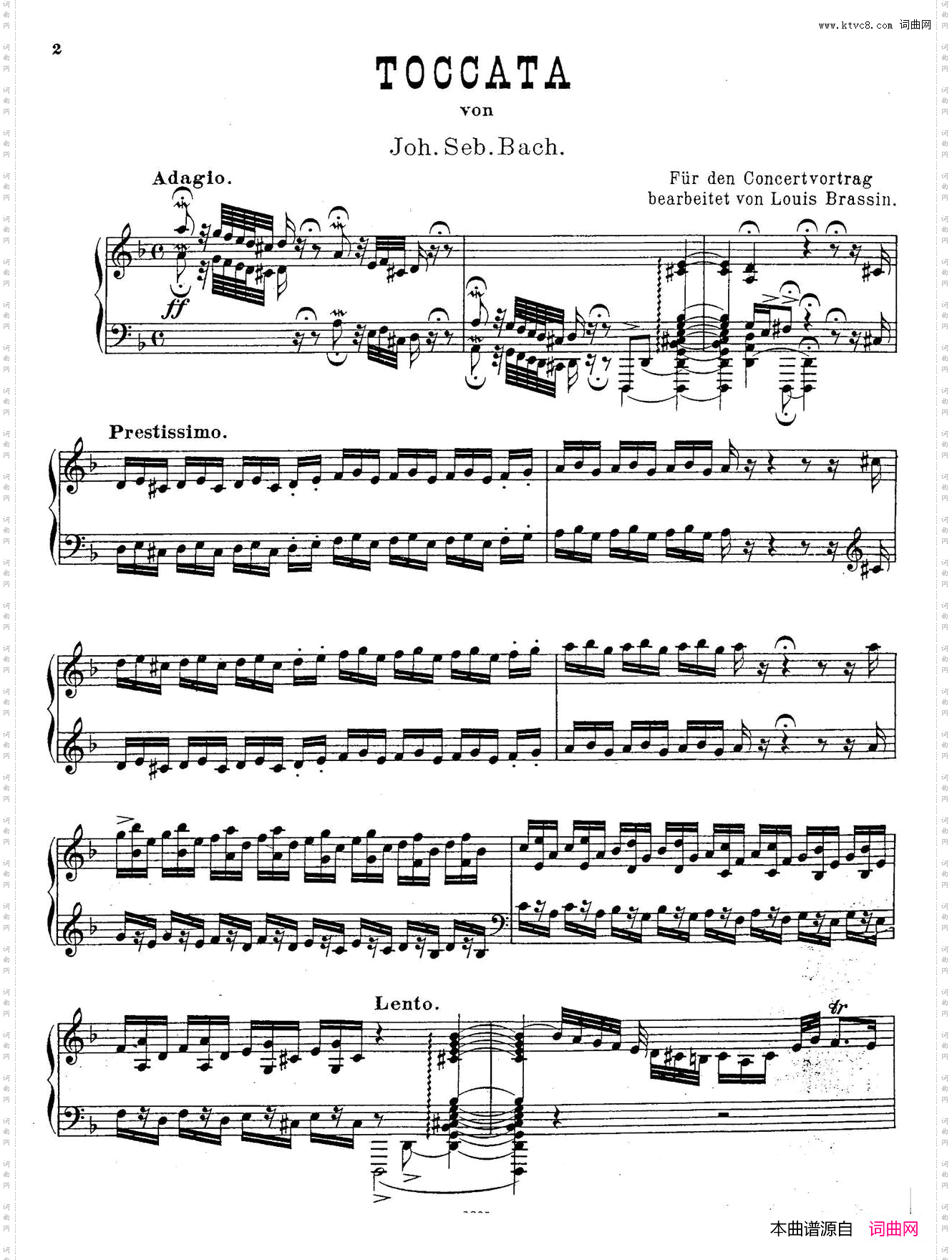 d小调托卡塔与赋格BWV565·布拉辛改编钢琴独奏版_d小调托卡塔与赋格BWV 565·布拉辛改编钢琴独奏版