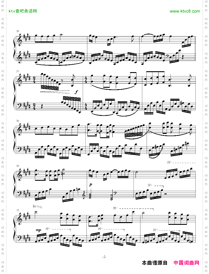 FF9钢琴原版MelodyofLife生命的弦律