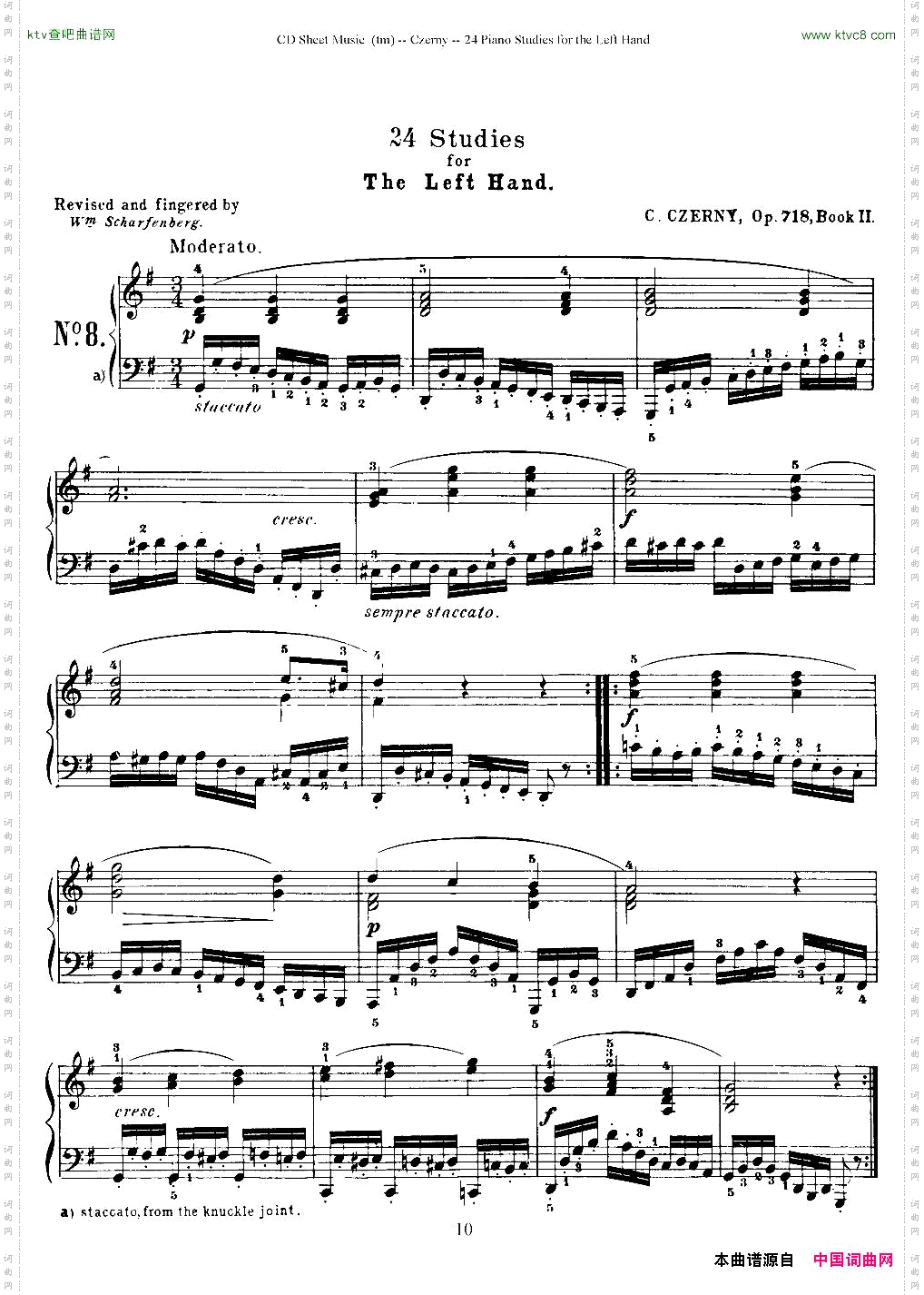 Czerny-24PianoStudie8—16车尔尼-24首钢琴练习曲
