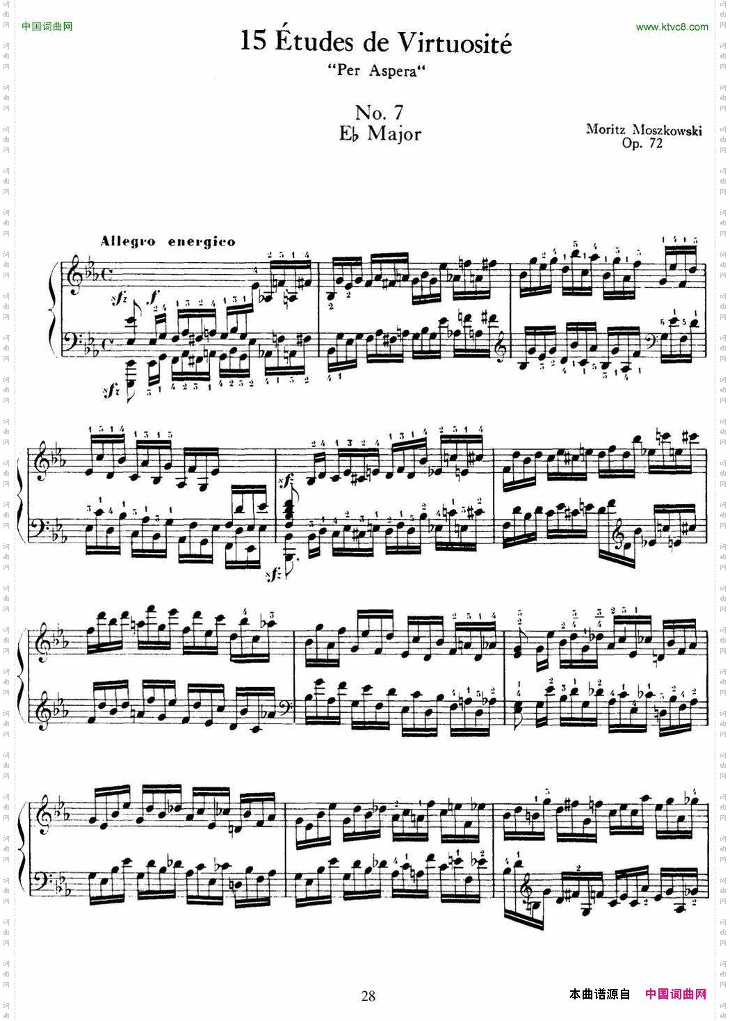 15EtudesdeVirtuositéOp.72No.7十五首钢琴练习曲之七_15 Etudes de Virtuosité Op.72 No.7十五首钢琴练习曲之七
