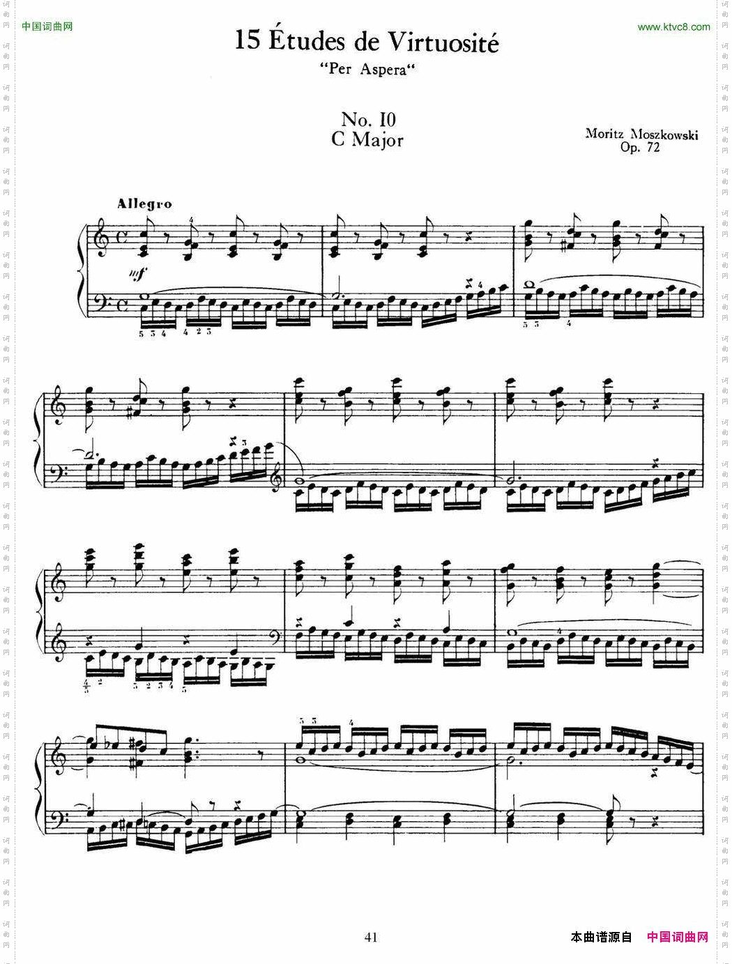15EtudesdeVirtuositéOp.72No.10十五首钢琴练习曲之十_15 Etudes de Virtuosité Op.72 No.10十五首钢琴练习曲之十
