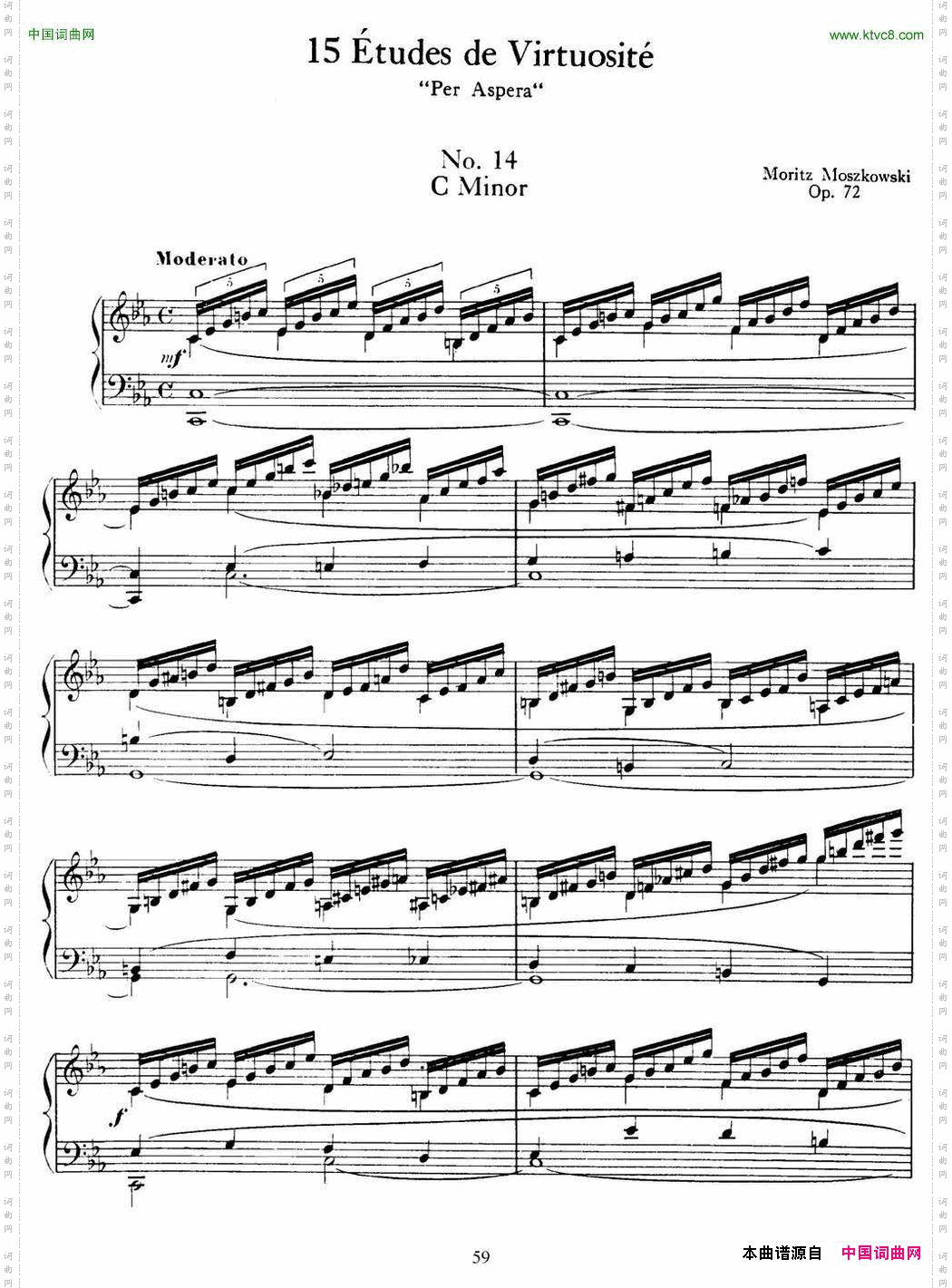 15EtudesdeVirtuositéOp.72No.14十五首钢琴练习曲之十四_15 Etudes de Virtuosité Op.72 No.14十五首钢琴练习曲之十四