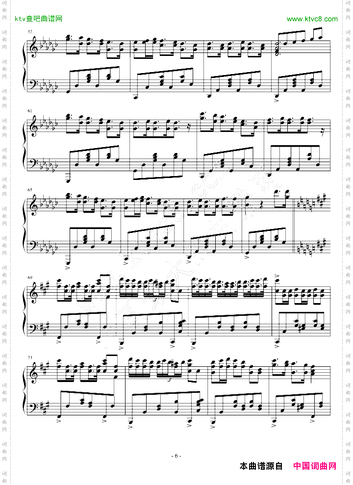 降G大调华丽波兰舞曲