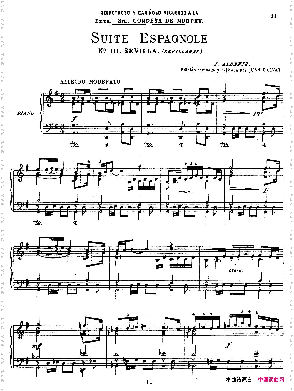 SuiteEspanolaOp.47西班牙组曲·Ⅲ_Suite Espanola Op.47西班牙组曲·Ⅲ