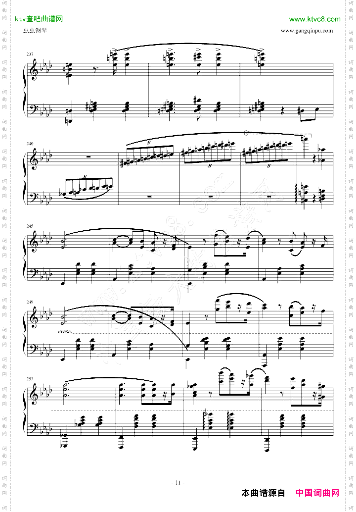 降A大调圆舞曲