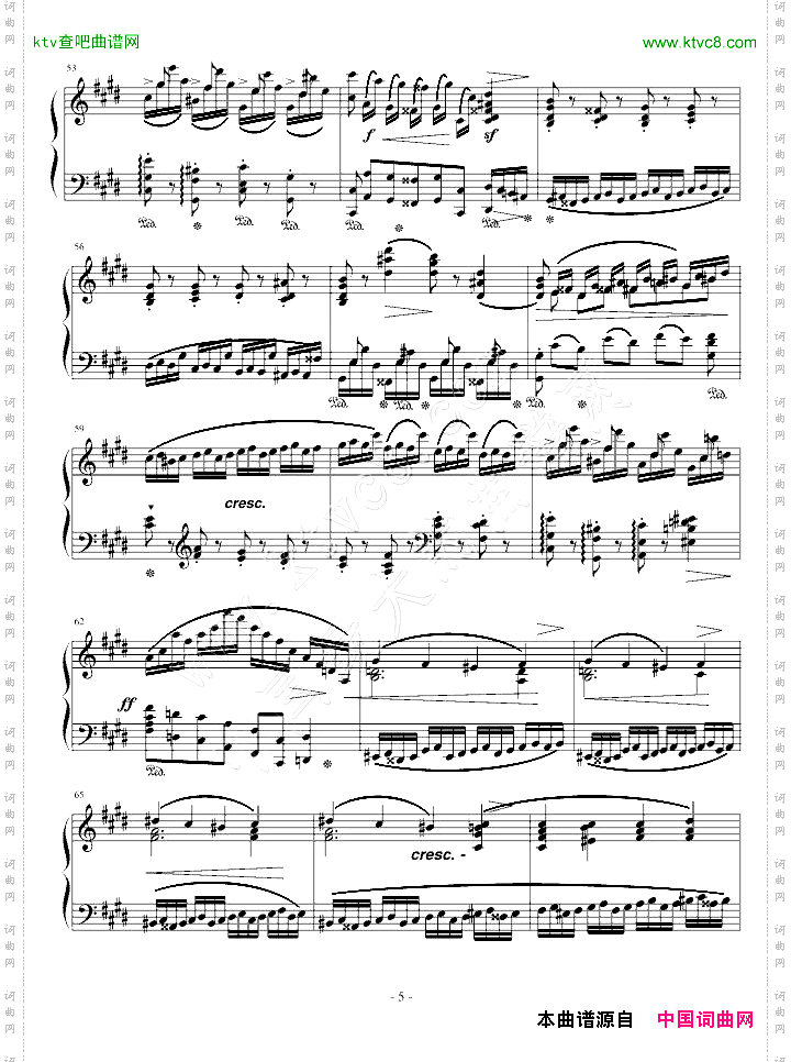 练习曲Op.10No.4原版